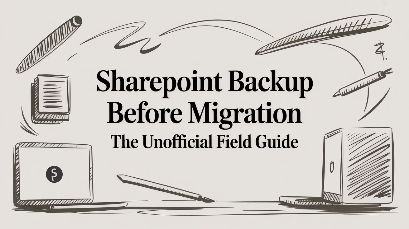 SharePoint Backup Before Migration The Unofficial Field Guide