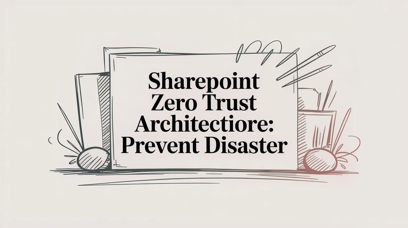 SharePoint Zero Trust Architecture: How to Prevent Disaster in 2026
