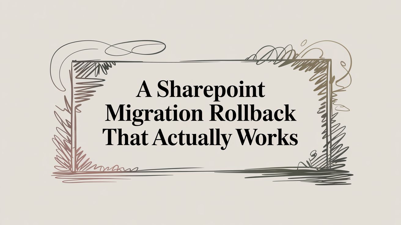 A SharePoint Migration Rollback That Actually Works: A Guide from the Trenches