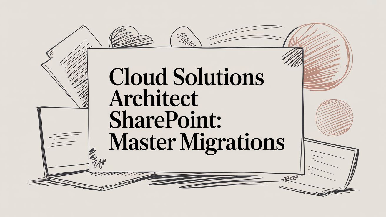 Cloud Solutions Architect SharePoint: Master Migrations