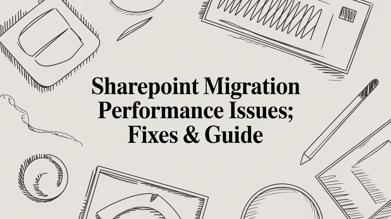 SharePoint Migration Performance Issues: Fixes & Guide