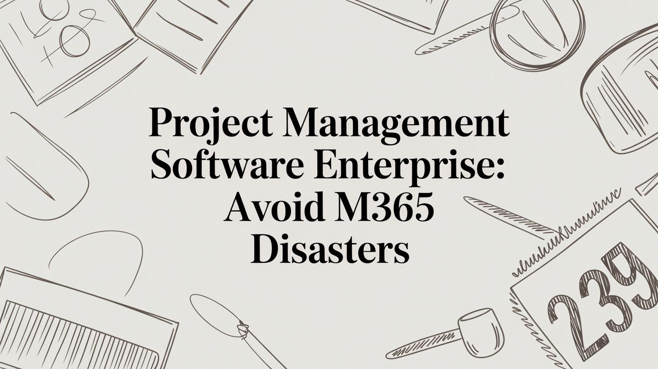 Project Management Software Enterprise: Avoid M365 Disasters