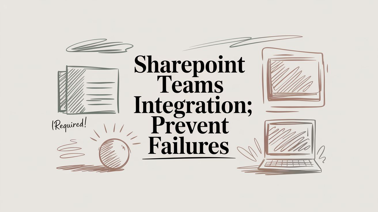 SharePoint Teams Integration: Prevent Failures