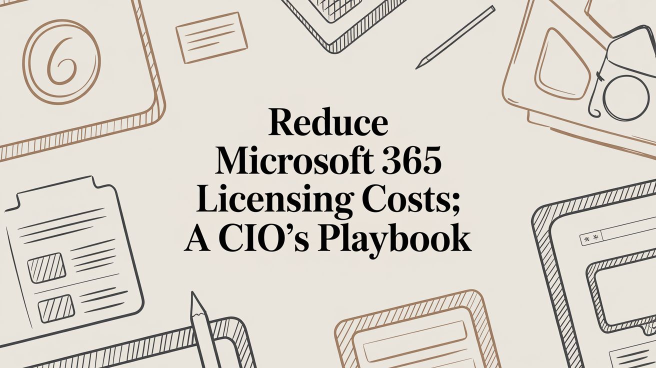 Reduce Microsoft 365 Licensing Costs: A CIO's Playbook