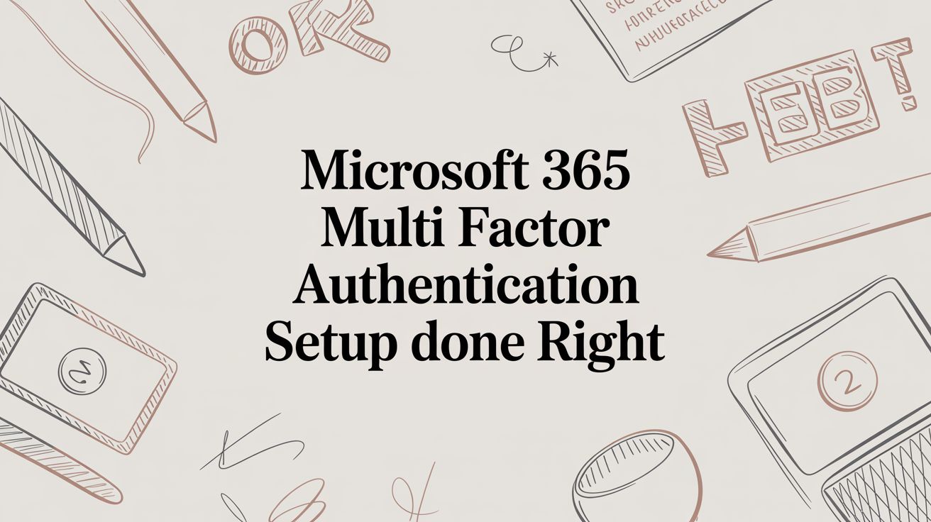 Microsoft 365 Multi Factor Authentication Setup Done Right