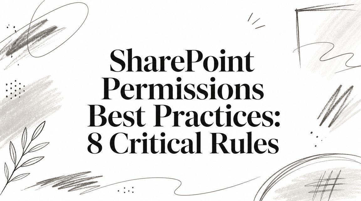 SharePoint Permissions Best Practices: 8 Critical Rules