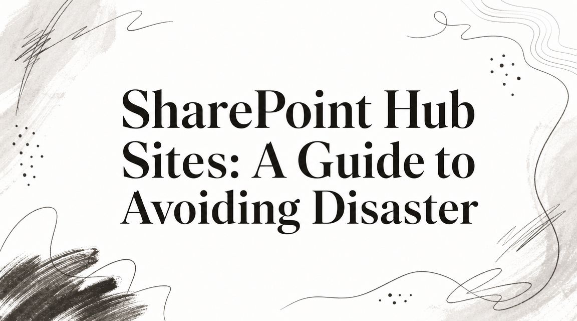SharePoint Hub Sites: A Guide to Avoiding Disaster