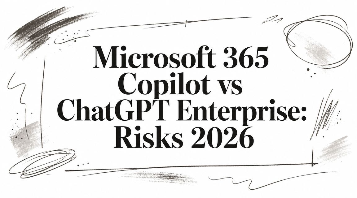 Microsoft 365 Copilot vs ChatGPT Enterprise: Risks 2026