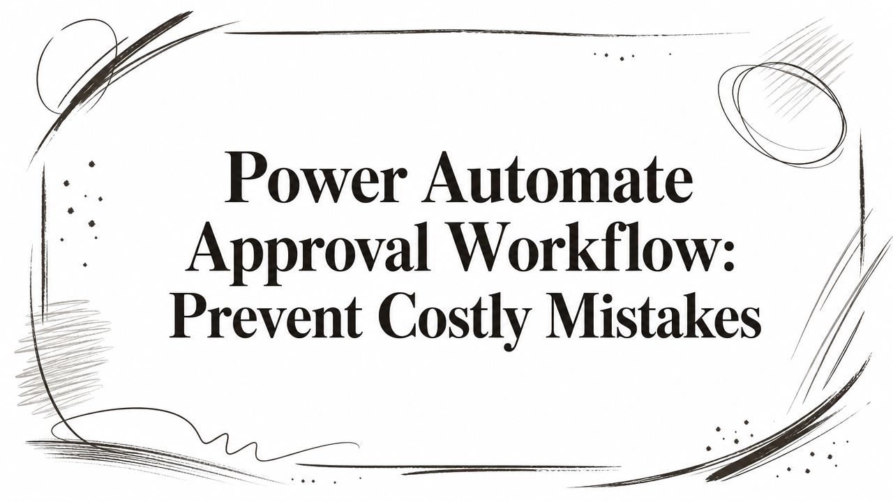 Power Automate Approval Workflow: Prevent Costly Mistakes