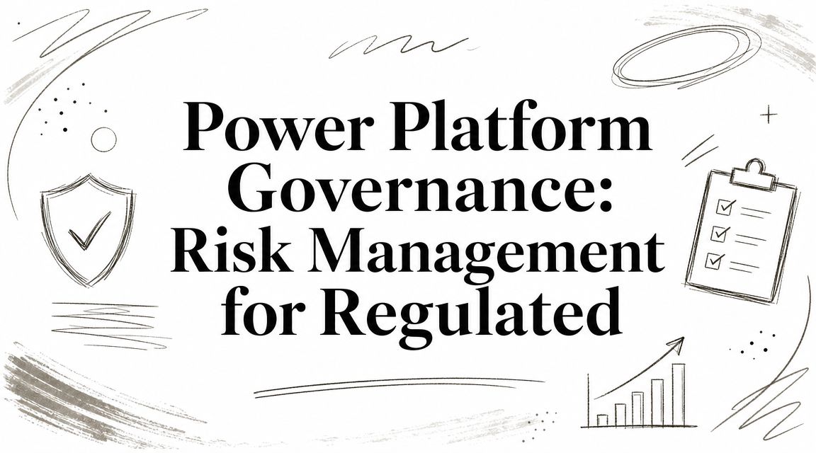 Power Platform Governance: Risk Management for Regulated