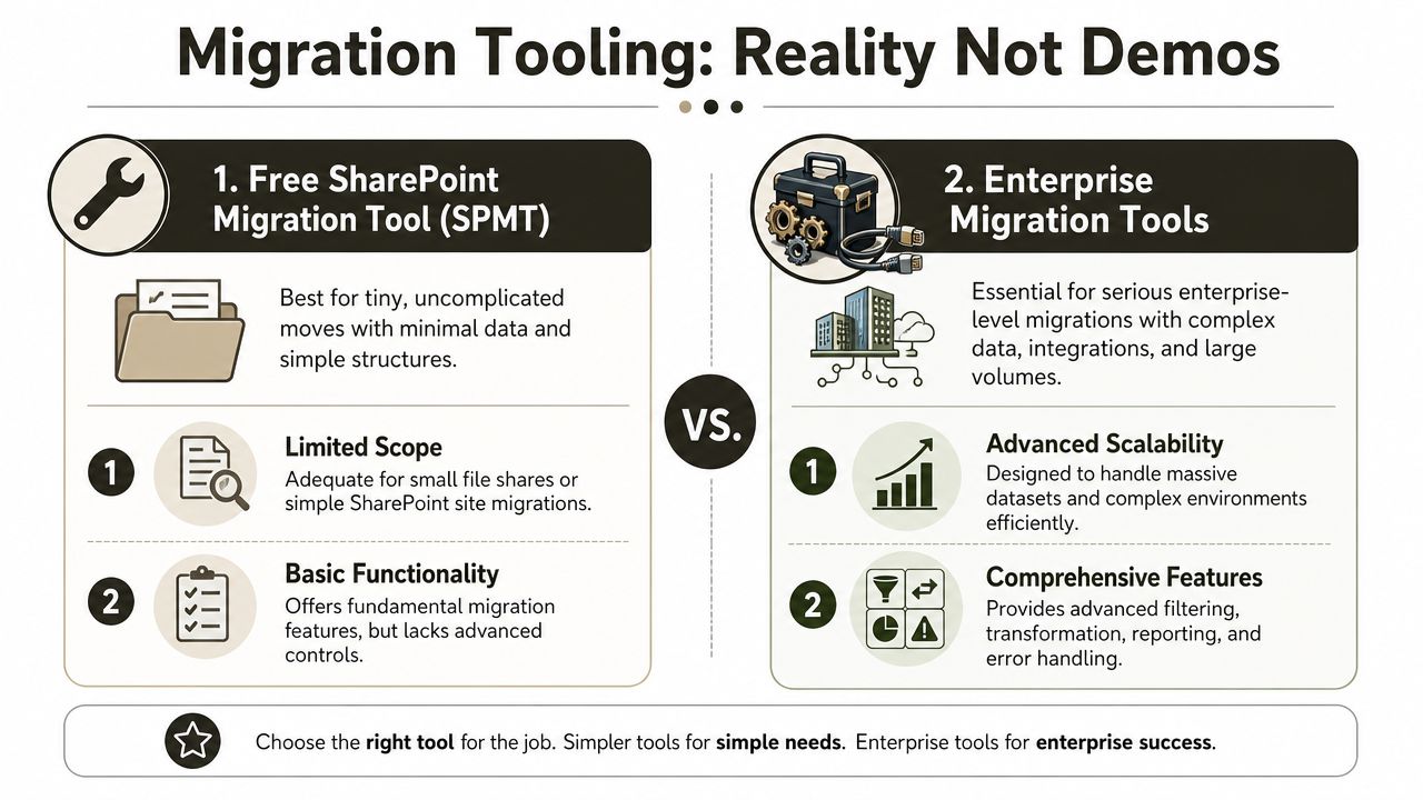 Select Migration Tooling for Reality Not Demos