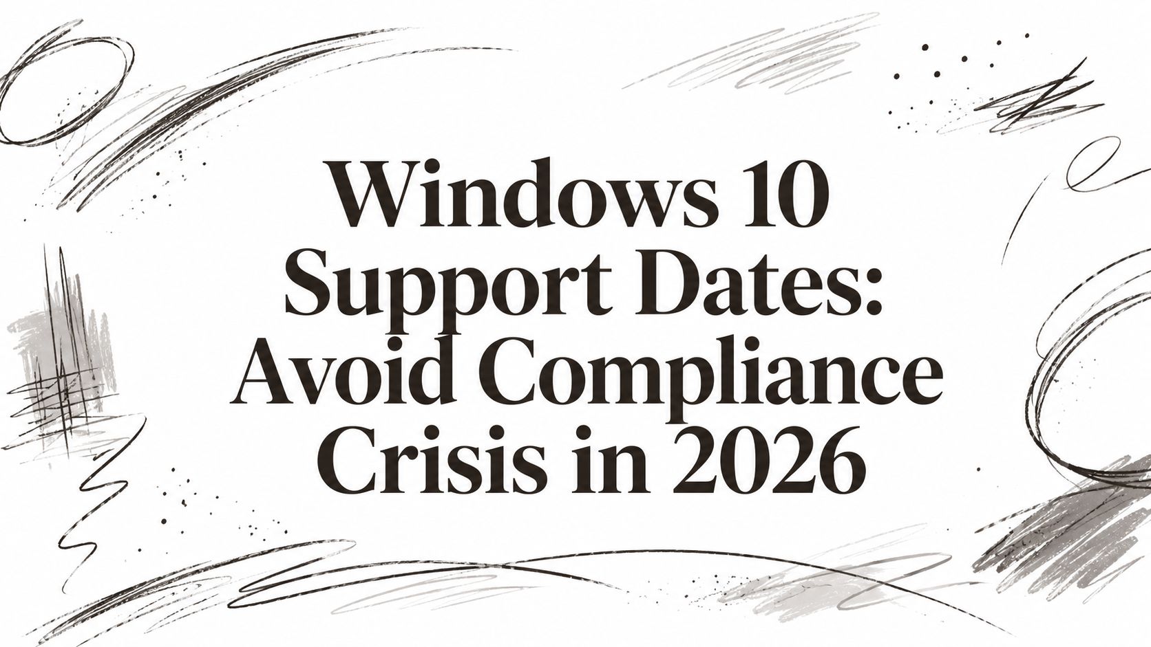 Windows 10 Support Dates: Avoid Compliance Crisis in 2026