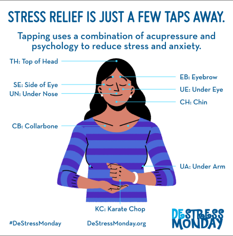 Stress relief acupressure techniques