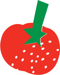 Dessin de tomate rouge