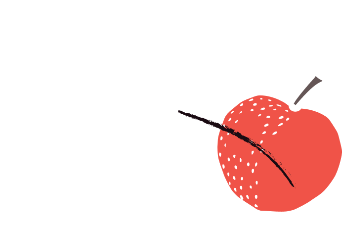 Illustration d'une pomme rouge