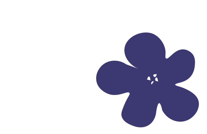 Illustration de fleur violette