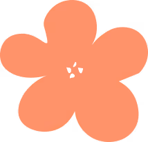 illustration de fleur orange