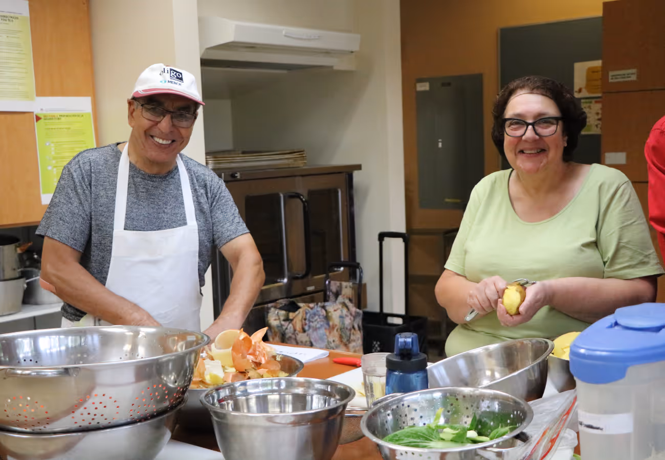 Participants dans les cuisines collectives