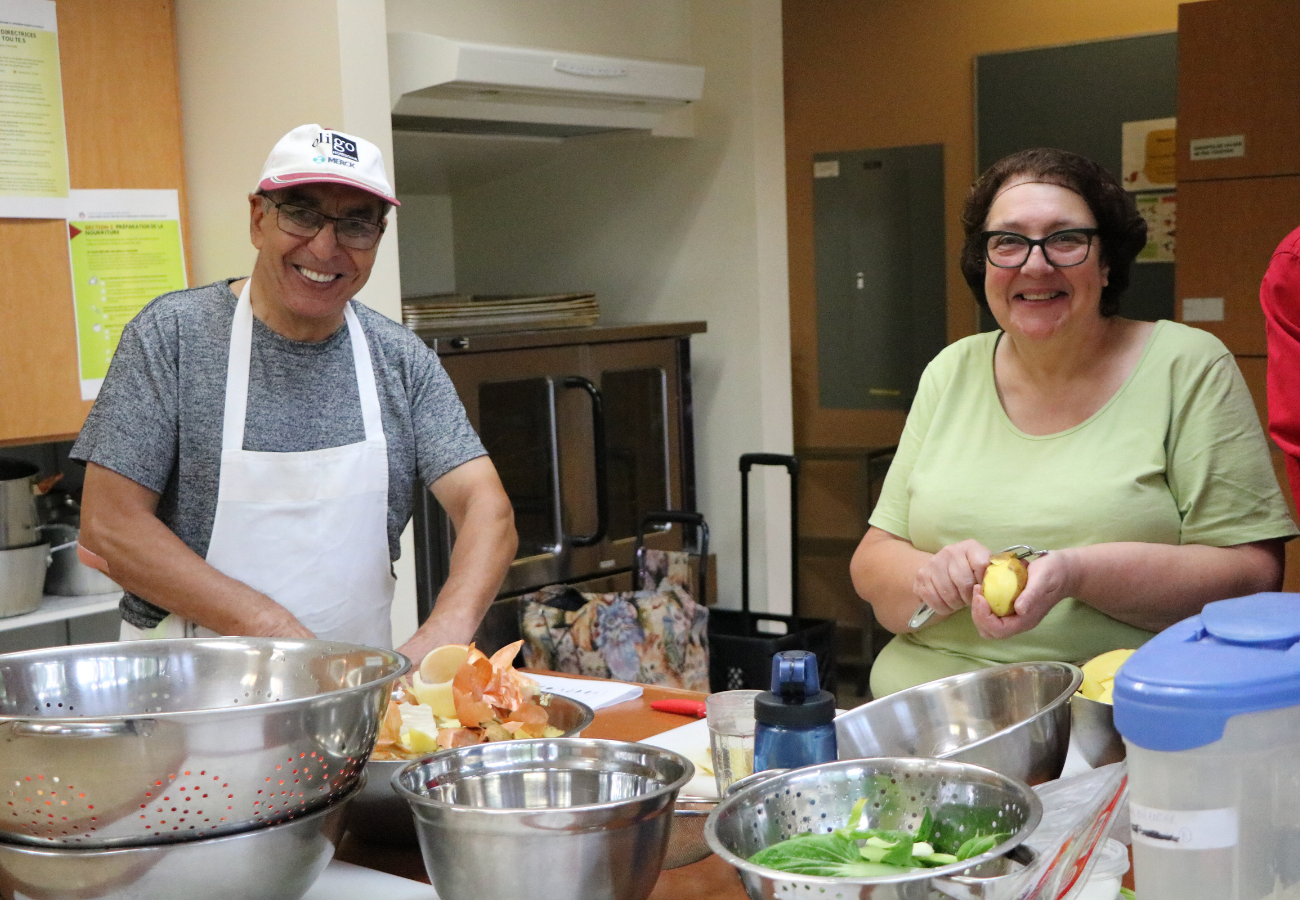 Participants dans les cuisines collectives