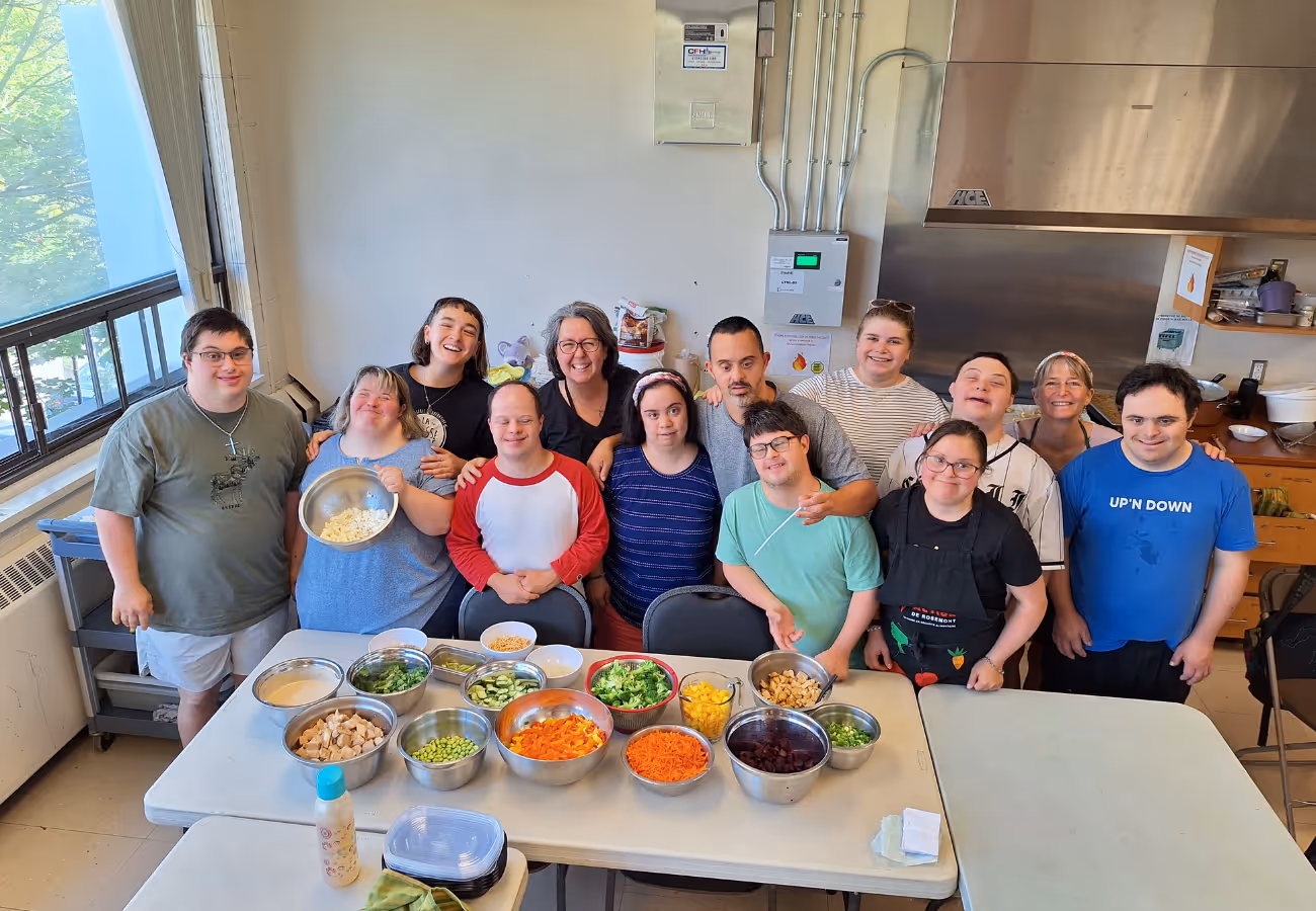 Groupe de participants des cuisines collectives