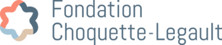 Carte stylisée avec zones en rouge saumon, bleu et beige représentant une région géographique abstraite.