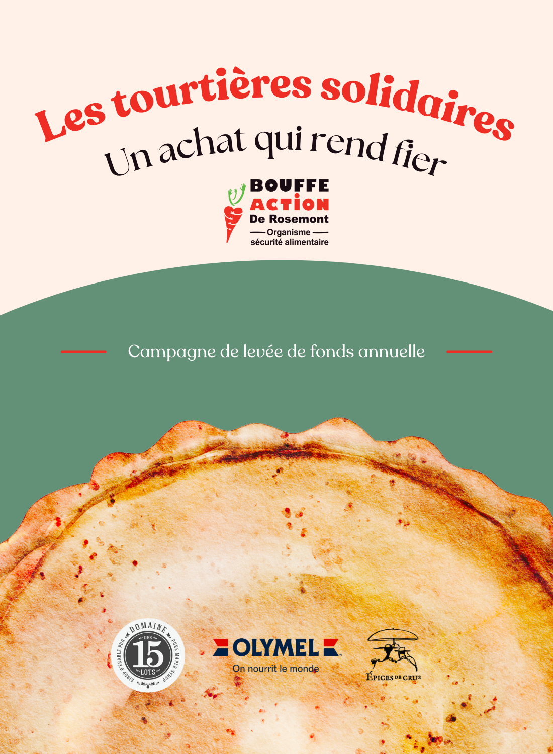 Les tourtières solidaires - levée de fonds