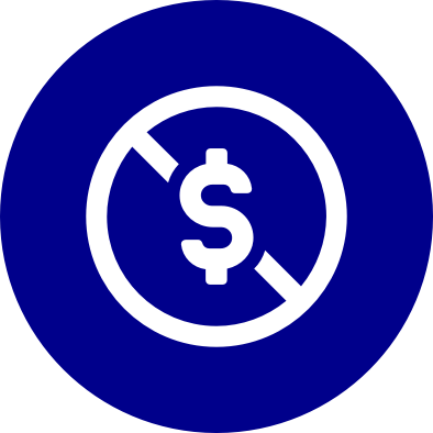 No Hidden Fees Icon