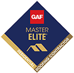 GAF Master Elite roofing company Tampa certification badge
