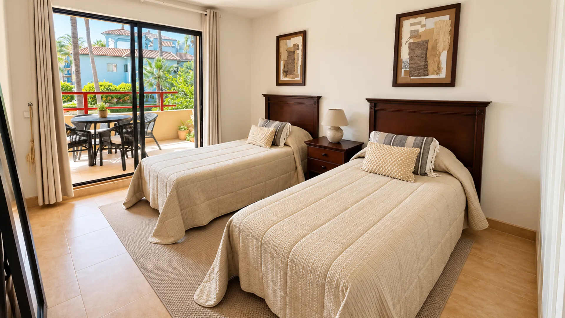 Apartamento impecable de 2 dormitorios en Paseo del Mar con vistas al mar