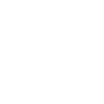 Black and white pixelated outline of a symmetrical shape resembling a gear or cog.