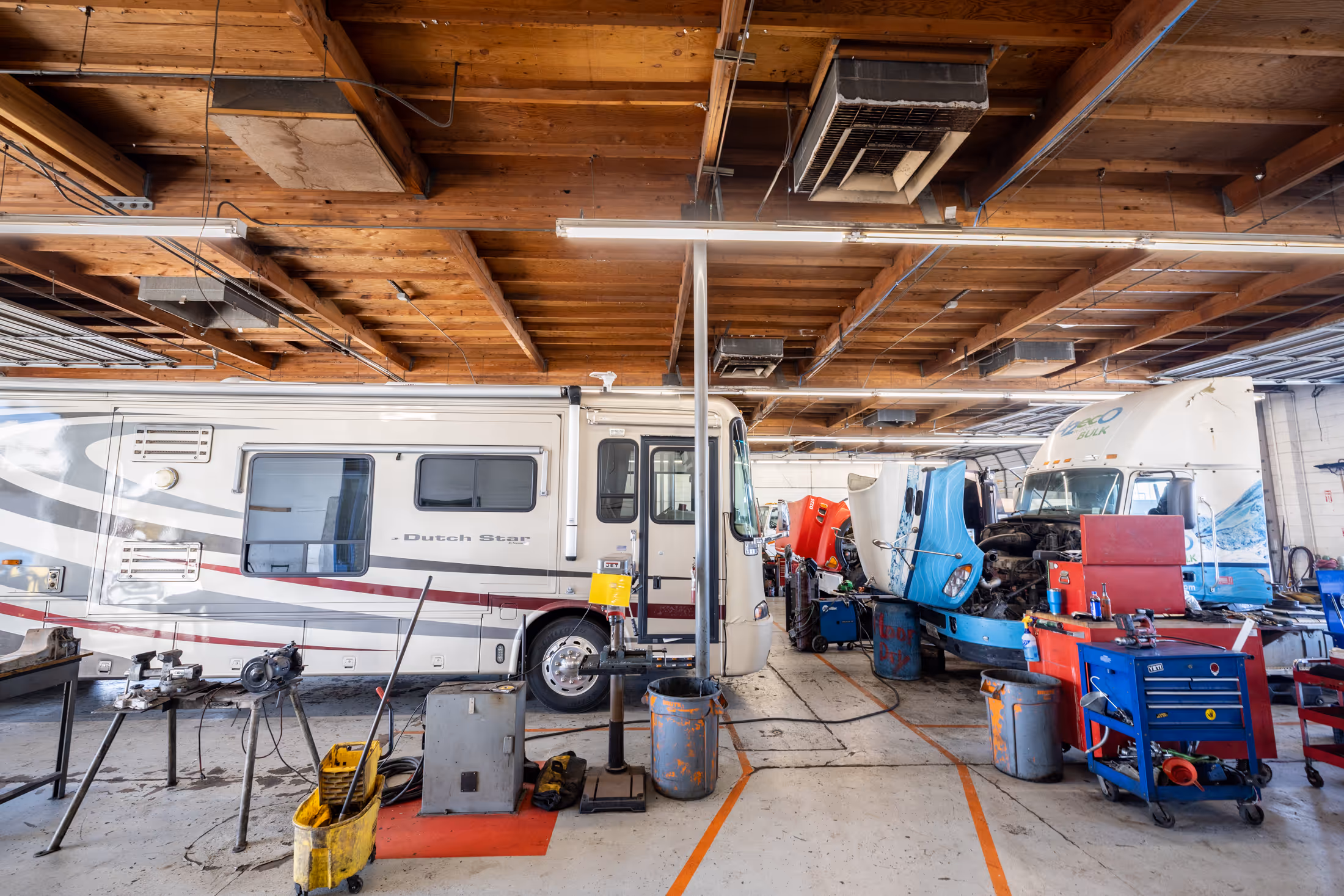 Diesel mechanic performing RV Repair in Phoenix, AZ