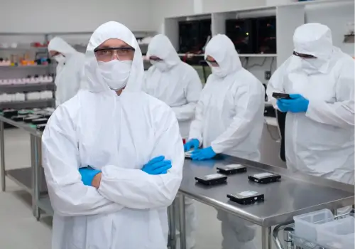 Secure Data Recovery Engineers in a certified lab