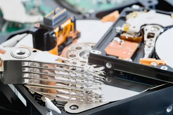 broken read write head