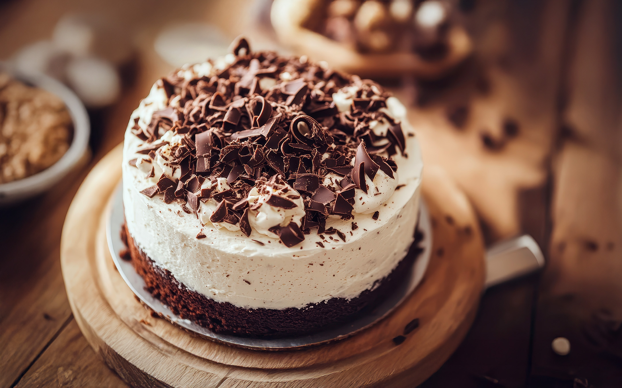 Single orange flower on the clear sky background.