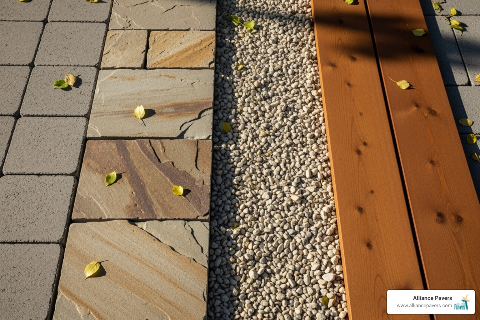 various patio materials - how much does a custom patio cost