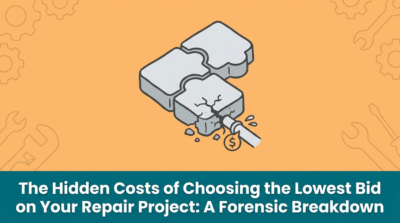 The Hidden Costs of Choosing the Lowest Bid on Your Repair Project: A Forensic Breakdown — featured image