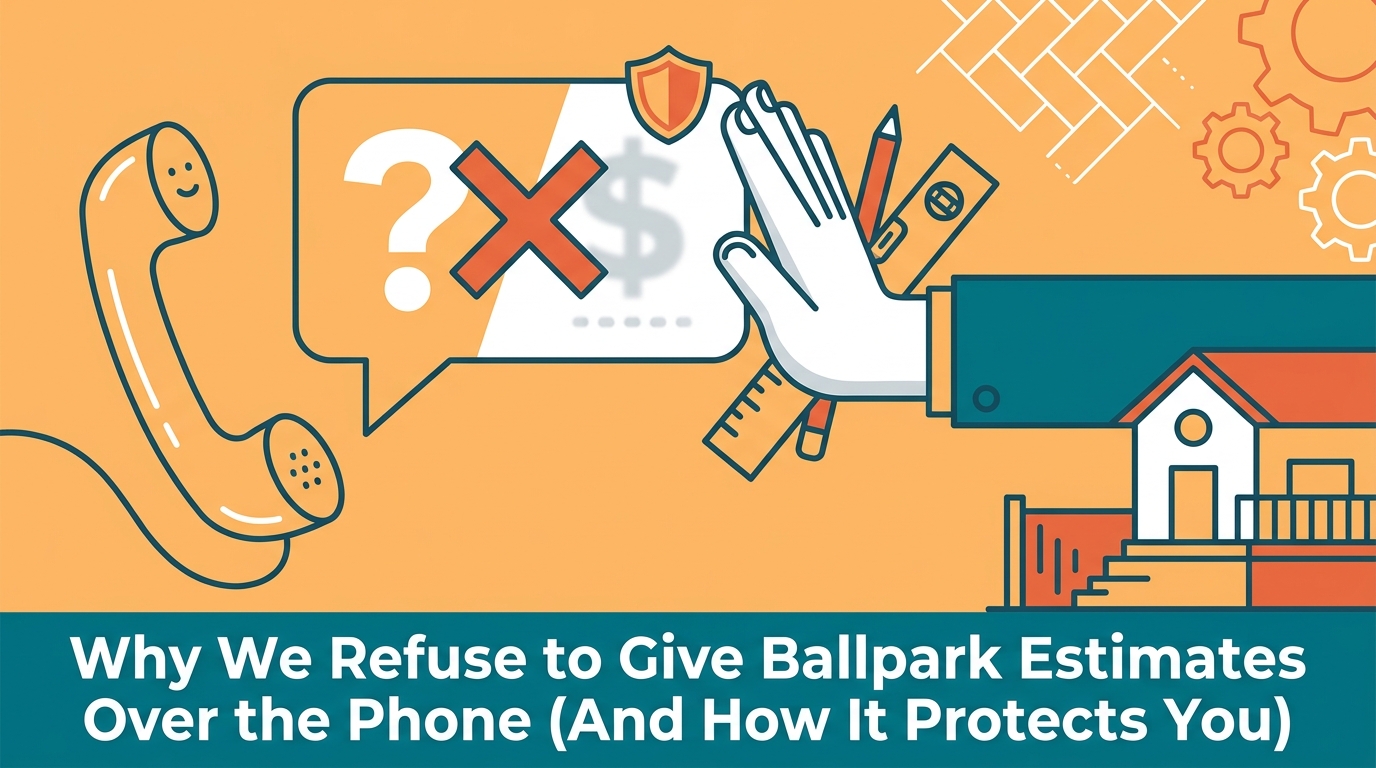 Why We Refuse to Give Ballpark Estimates Over the Phone (And How It Protects You) — featured image