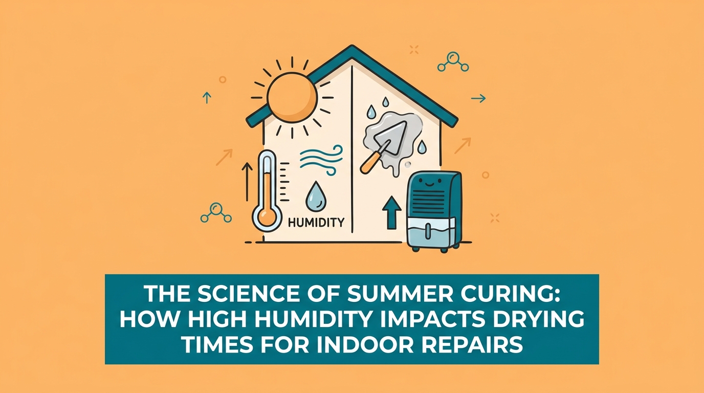 The Science of Summer Curing: How High Humidity Impacts Drying Times for Indoor Repairs — featured image