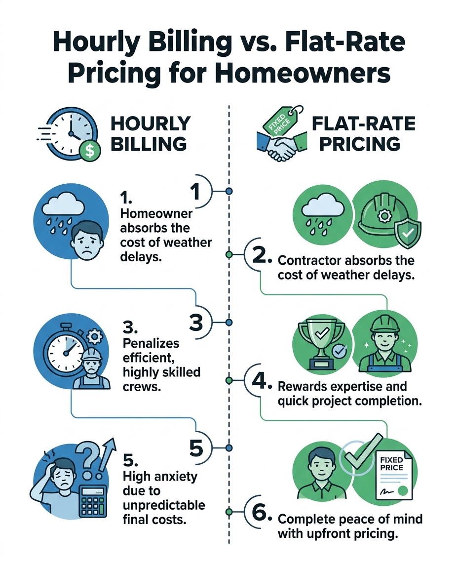 Hourly Billing vs. Flat-Rate Pricing for Homeowners
