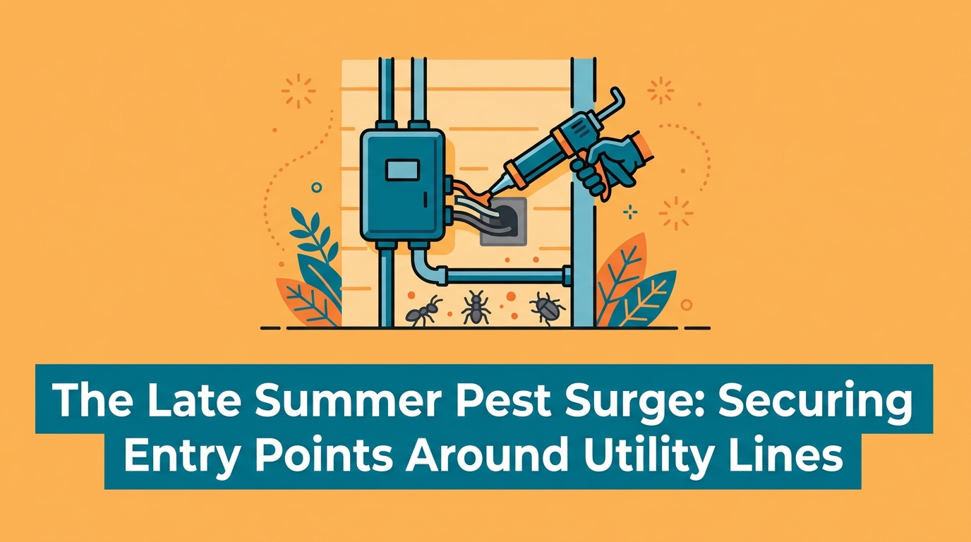 The Late Summer Pest Surge: Securing Entry Points Around Utility Lines — featured image