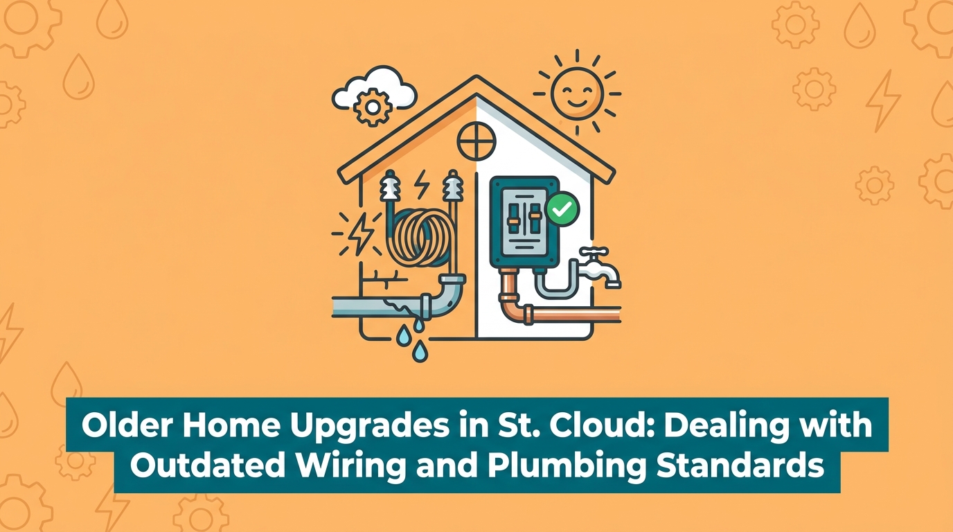 Older Home Upgrades in St. Cloud: Dealing with Outdated Wiring and Plumbing Standards — featured image