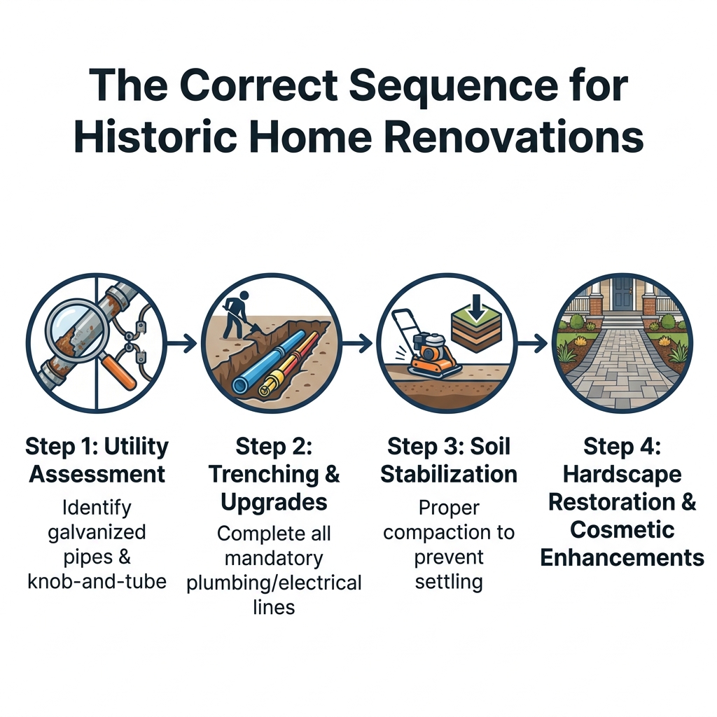The Correct Sequence for Historic Home Renovations