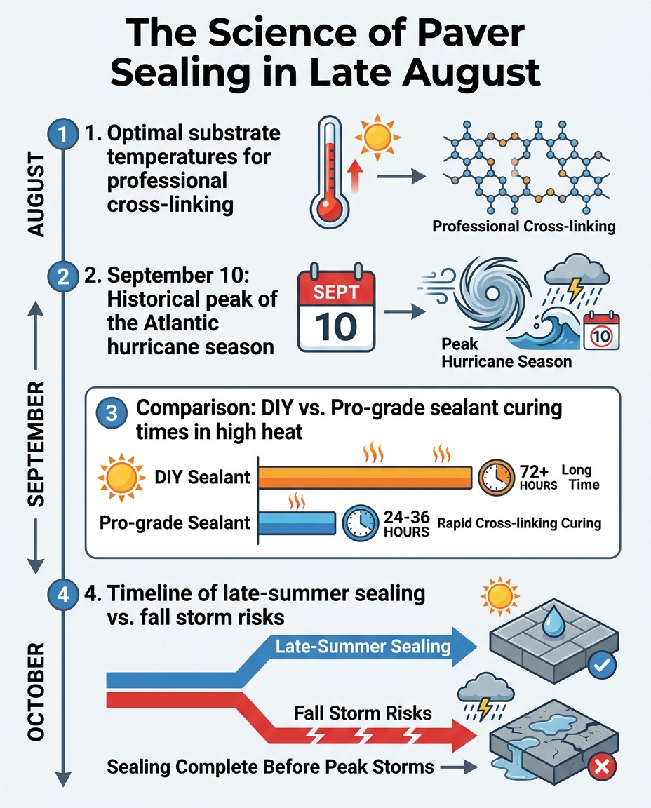 The Science of Paver Sealing in Late August