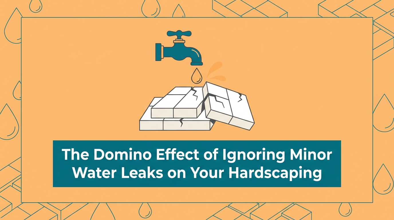 The Domino Effect of Ignoring Minor Water Leaks on Your Hardscaping — featured image