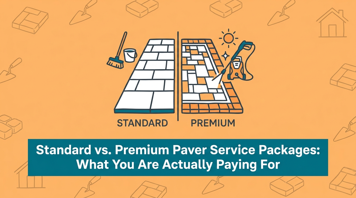 Standard vs. Premium Paver Service Packages: What You Are Actually Paying For — featured image