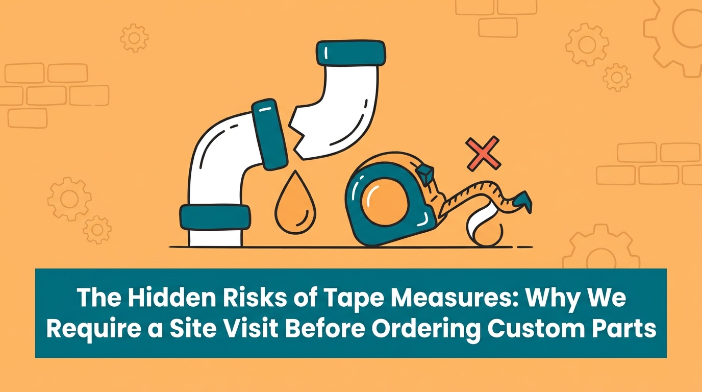 The Hidden Risks of Tape Measures: Why We Require a Site Visit Before Ordering Custom Parts — featured image