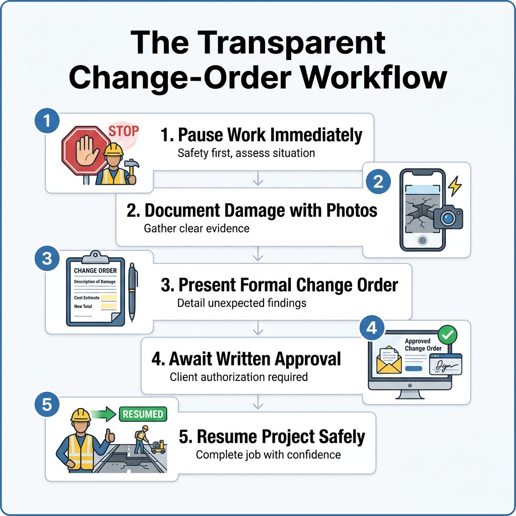 The Transparent Change-Order Workflow