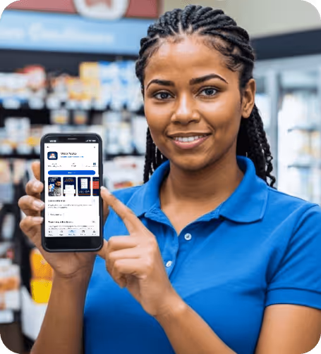 App prático e conectado