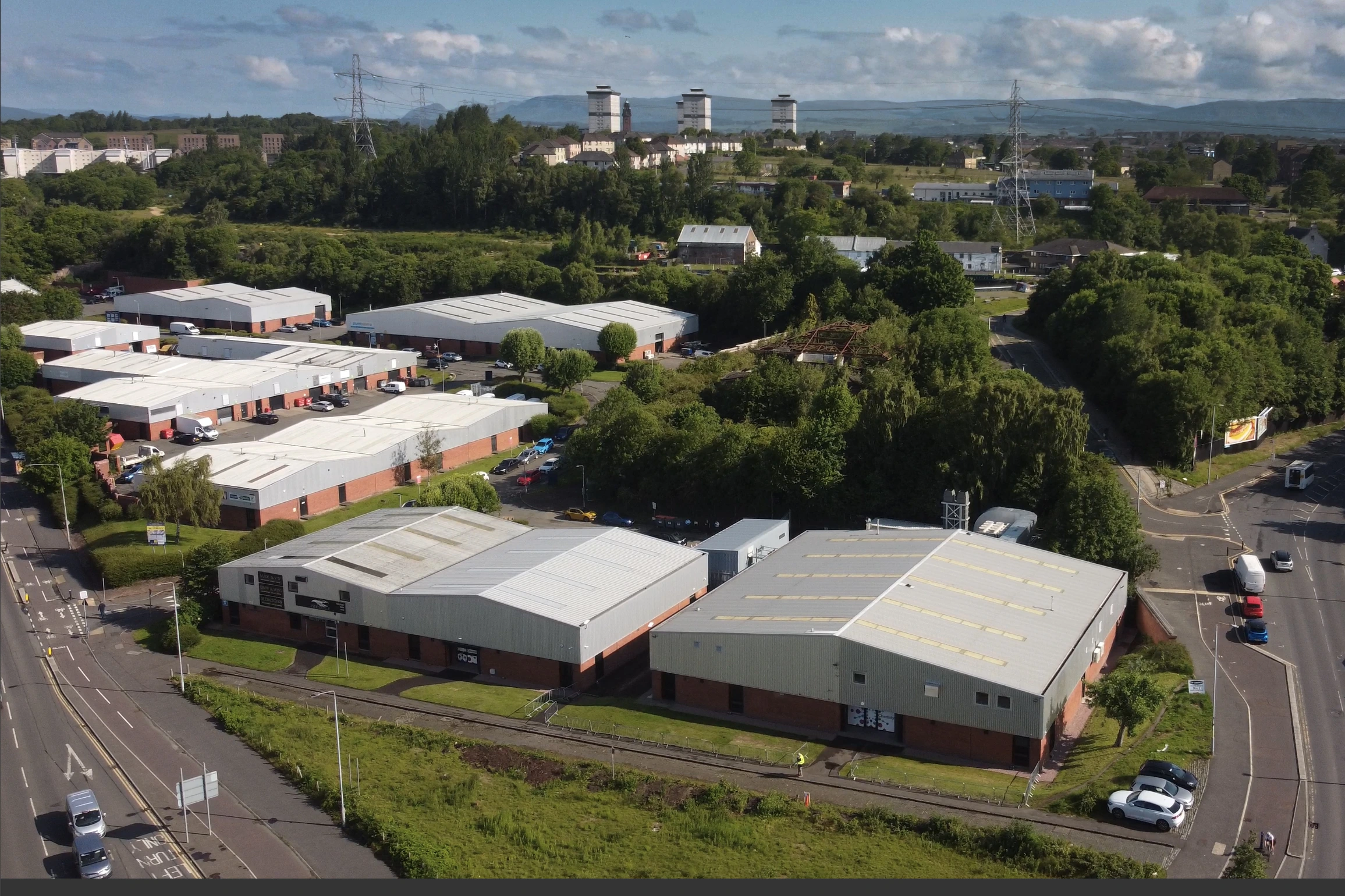 Aerial view of Chemify's Chemifarm location