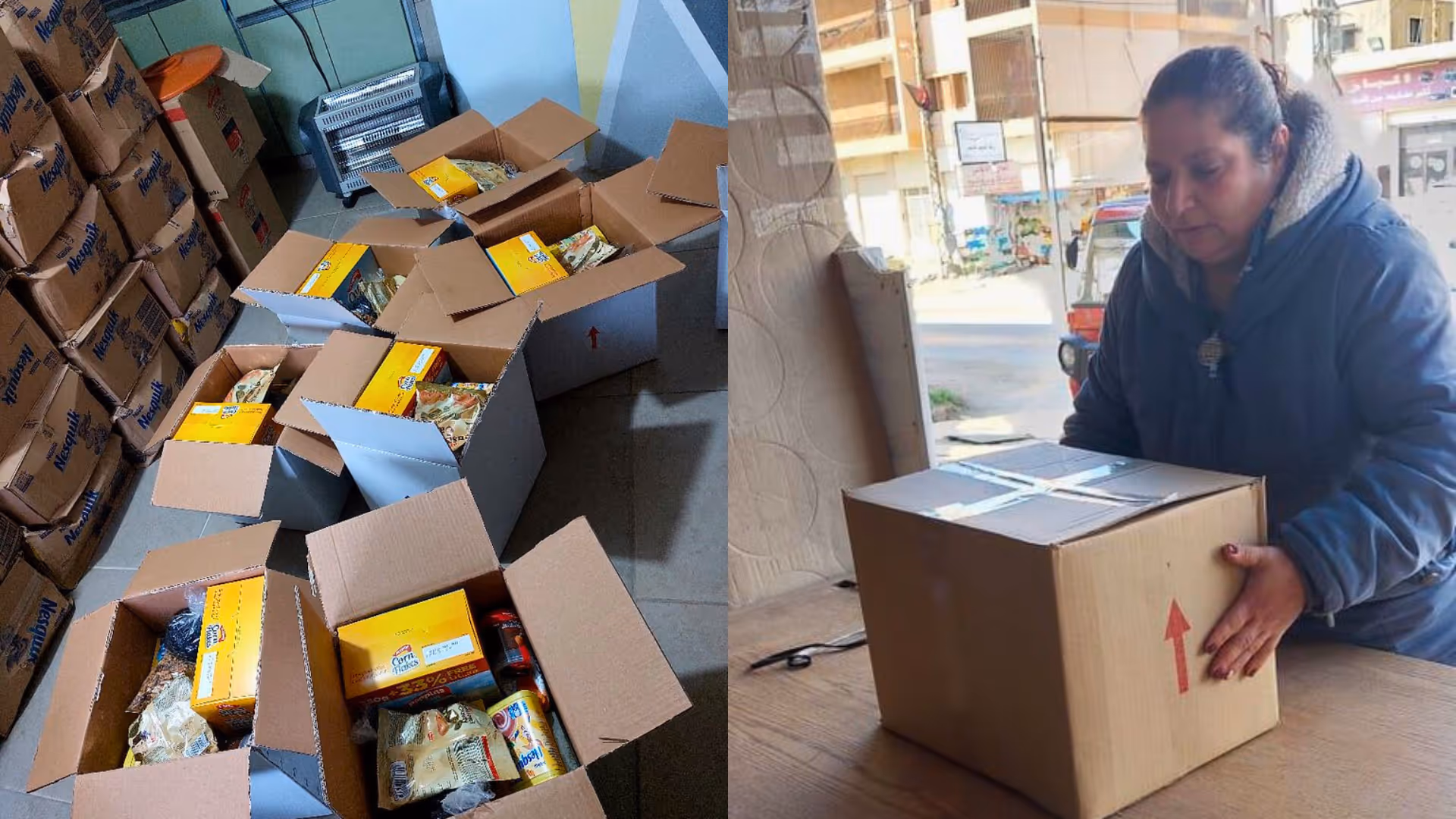 Moments of Blessing: Food Box Surprise to Suzan's Family